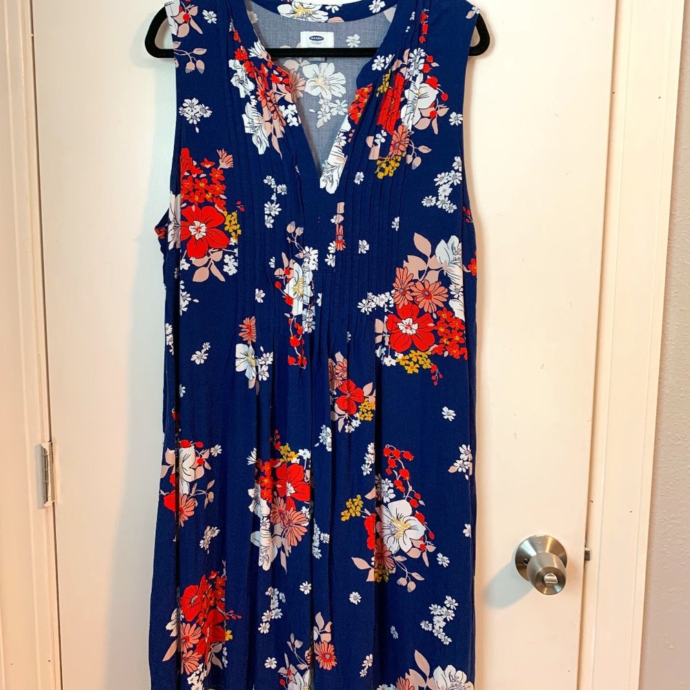 Old Navy Sleeveless Multi Floral Mini Dress